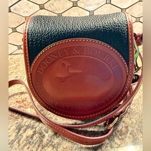 Dooney & Bourke Black and Brown Crossbody Bag